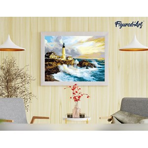 Peinture par numéro tempête près du .