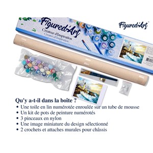 Peinture par numéro tempête près du .