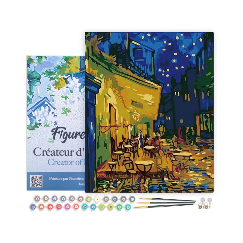 Peinture par numéro van gogh - café