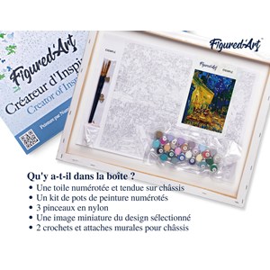 Peinture par numéro van gogh - café