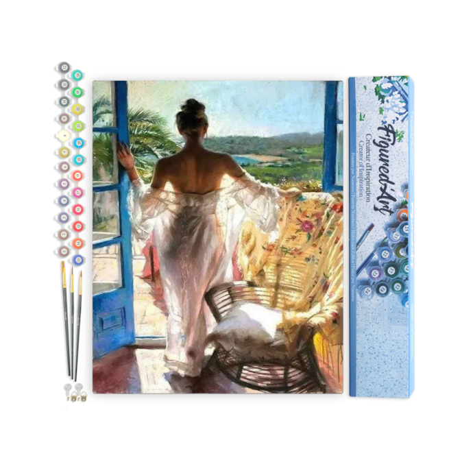 Peinture par Numéro Femme Africaine 40x50 Adultes & Enfants - Couleur