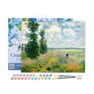 Peinture par numéro monet champ de .