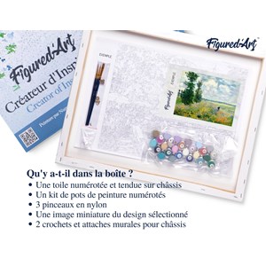Peinture par numéro monet champ de .
