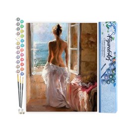 Peinture par numéro femme dénudée et .