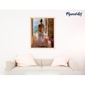 Peinture par numéro femme dénudée et .