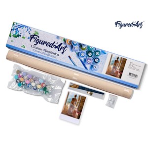 Peinture par numéro femme dénudée et .