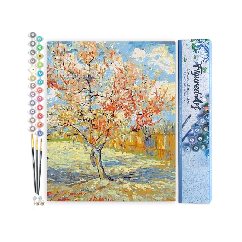 Peinture par numéro van gogh pêcher