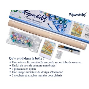 Peinture par numéro van gogh pêcher