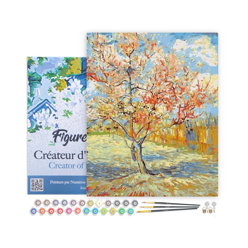 Peinture par numéro van gogh pêcher