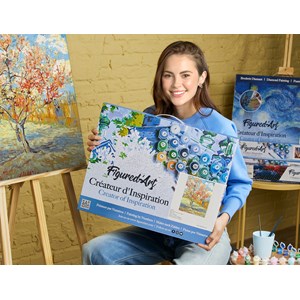 Peinture par numéro van gogh pêcher