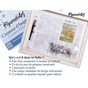 Peinture par numéro van gogh pêcher