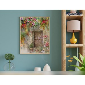 Peinture par numéro porte de la cave