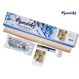 Peinture par numéro porte de la cave