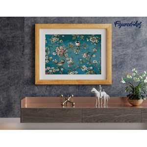 Peinture par numéro fleurs et oiseaux 2