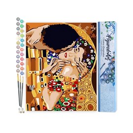 Peinture par numéro tendre baiser