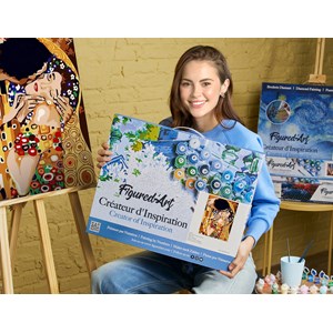 Peinture par numéro tendre baiser