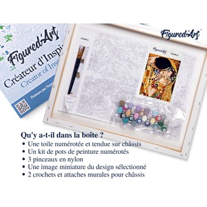 Peinture par numéro tendre baiser