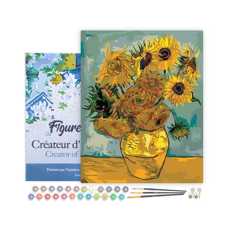 Peinture par numéro van gogh tournesols