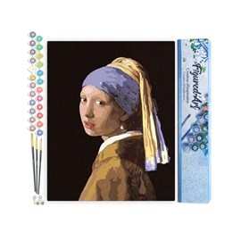 Peinture par numéro vermeer la jeune .