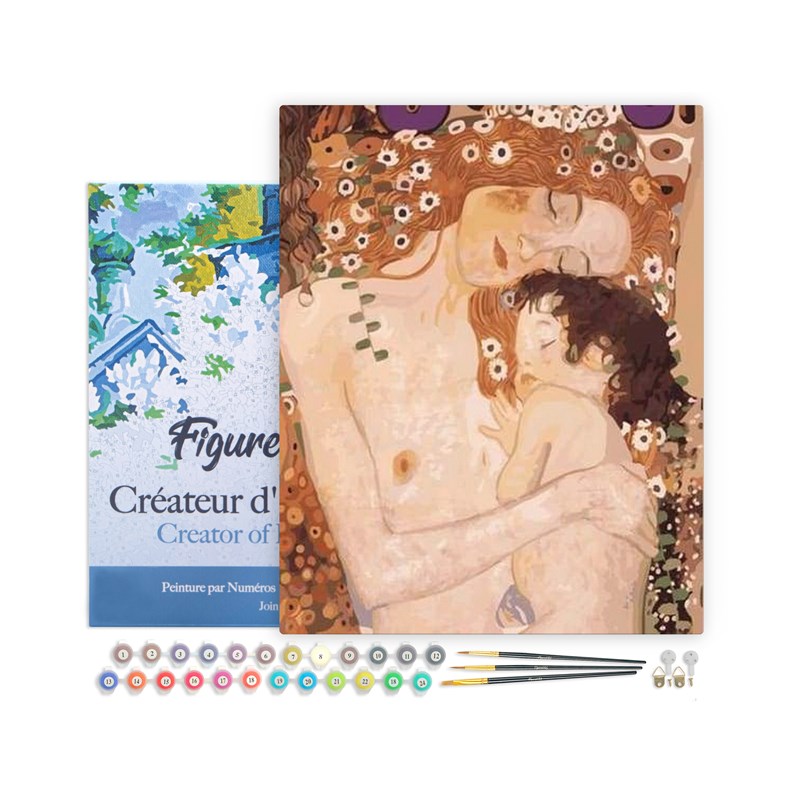 Figured'Art - Peinture par numéro mère et enfant de .