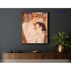 Peinture par numéro mère et enfant