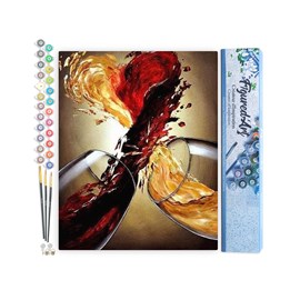 Peinture par numéro mélanges de vins