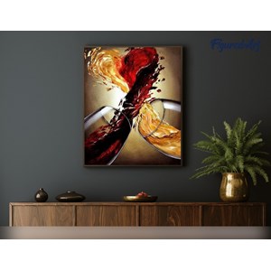 Peinture par numéro mélanges de vins