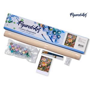 Peinture par numéro explosions de fleurs