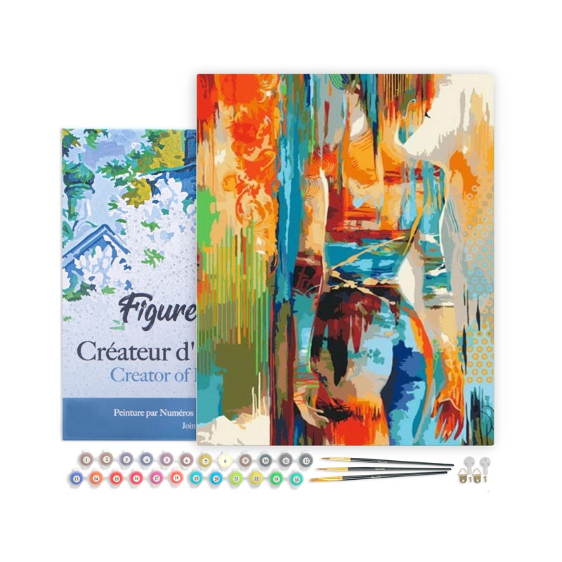 Figured'Art - Peinture par numéro beauté en couleurs