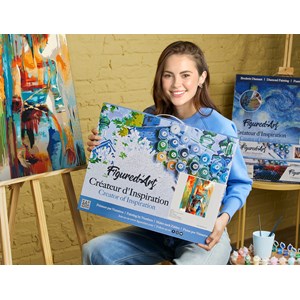 Peinture par numéro beauté en couleurs