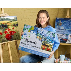 Peinture par numéro coquelicots .