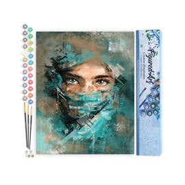 Peinture par numéro regard envoutant