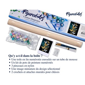 Peinture par numéro papillons féériques