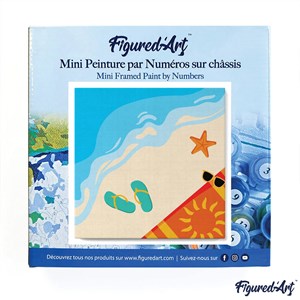 Mini peinture par numéro a la plage