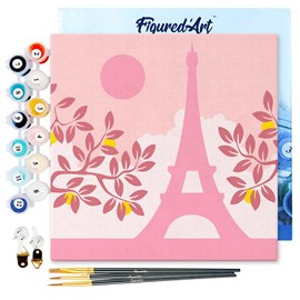 Mini peinture par numéro paris au soleil
