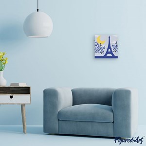 Mini peinture par numéro paris sous la .