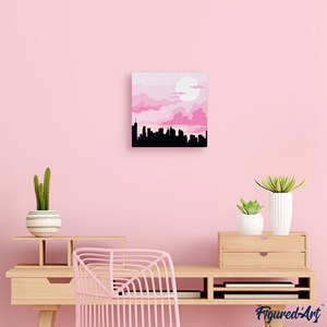 Mini peinture par numéro new york sous .