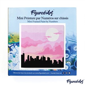 Mini peinture par numéro new york sous .