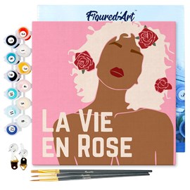 Mini peinture par numéro la vie en rose