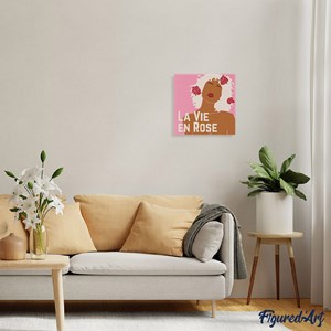Mini peinture par numéro la vie en rose