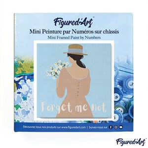 Mini peinture par numéro forget me not