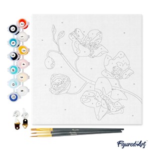 Mini peinture par numéro branche .