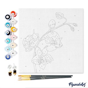 Mini peinture par numéro branche .