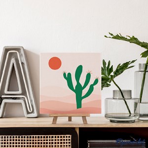 Mini peinture par numéro cactus