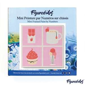 Mini peinture par numéro gourmandises