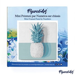 Mini peinture par numéro ananas