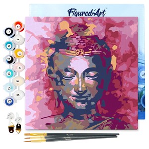 Mini peinture par numéro bouddha .