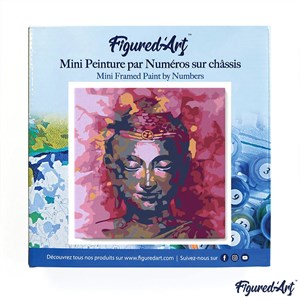Mini peinture par numéro bouddha .