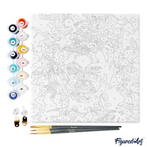 Mini peinture par numéro bouddha .