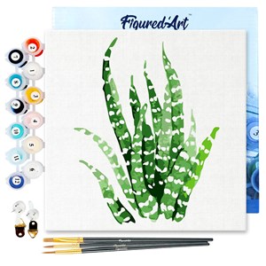 Mini peinture par numéro plante grasse